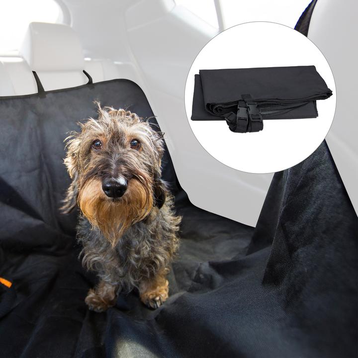 Actual product image Relaxdays Protective Car Seat Cover for Dogs (Dog, Reflectors, Breathable)