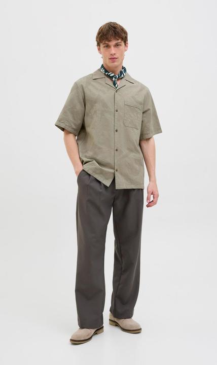 Produktbild Jack & Jones Jprbluluke Jacquard Resort S/S Shirt Ln (L)