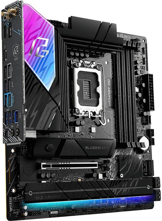 Image du produit AsRock B860M Lightning WiFi DDR5 Intel S retail (LGA 1851, Intel B860, mATX)