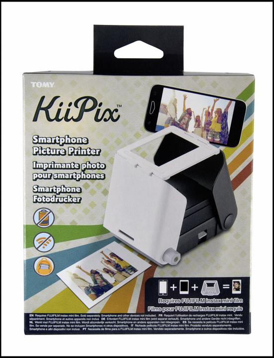 Actual product image KiiPix Jet Black Mobile photo printer (Laser, Colour)