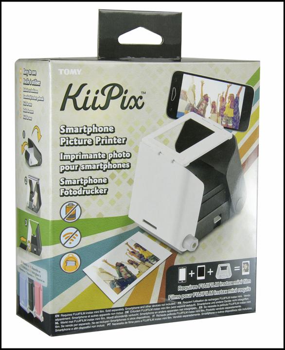 Actual product image KiiPix Jet Black Mobile photo printer (Laser, Colour)
