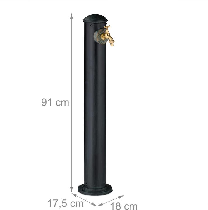 Actual product image Relaxdays Standing fountain