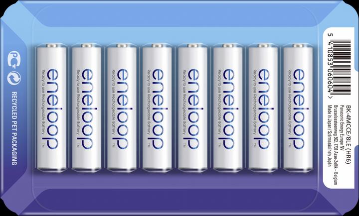 Actual product image Panasonic eneloop Sliding Pack (8 pcs., AAA, 750 mAh)