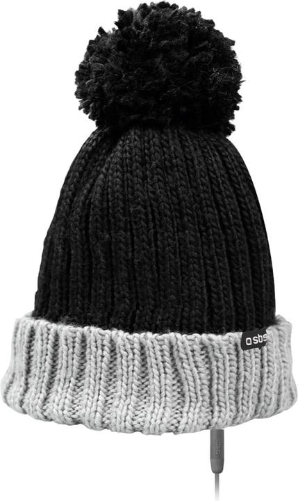 Produktbild SBS Wintermütze mit eingebauten Stereo-Kopfhörern und Mikrofon