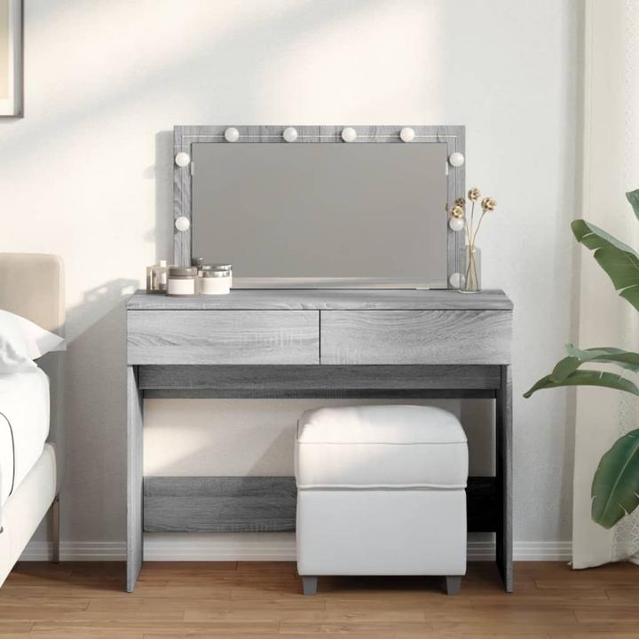 Immagine prodotto VidaXL Tavolino da toilette con illuminazione a LED (100 x 40 x 120 cm)