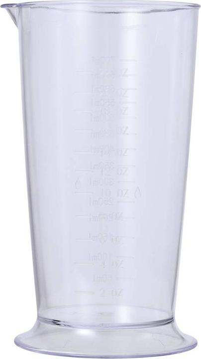 Actual product image Bergner Hand blender 800W with measuring jug, with chopper attachment White, wood