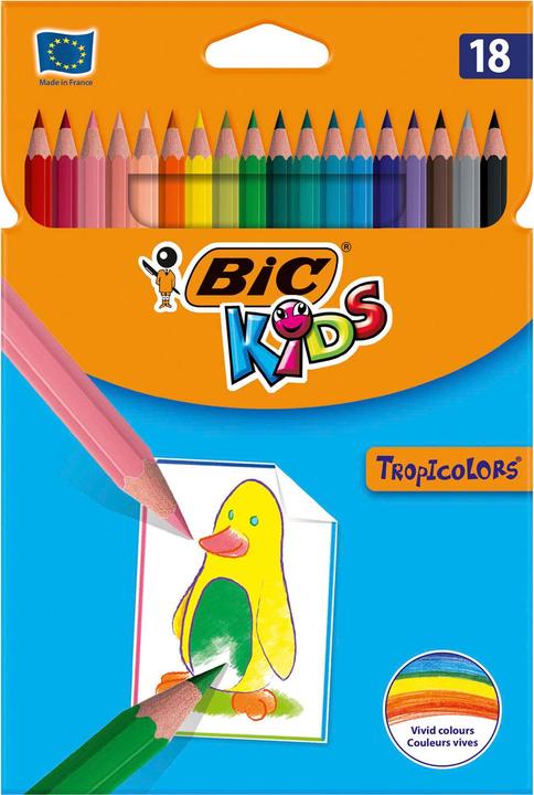 Immagine prodotto Bic Kids Tropicolors, 18st. (multicolore, 18 x)