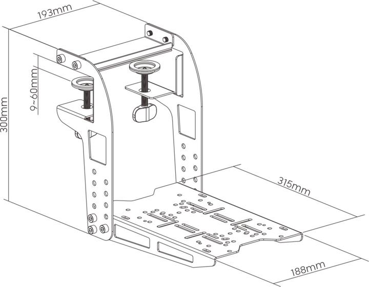 Produktbild Oplite Race + Flight Desk Mount