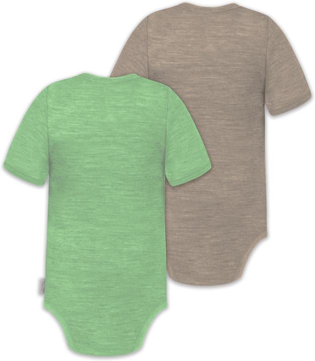 Produktbild Normani 2er Set Baby Merino Kurzarmbody „Tihoi" - 9317 (68)