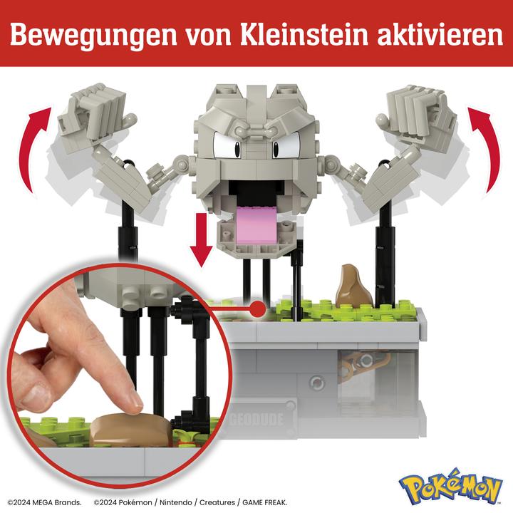 Produktbild MEGA Pokémon Mini Motion Kleinstein bewegliches Bauset (Multicolor)