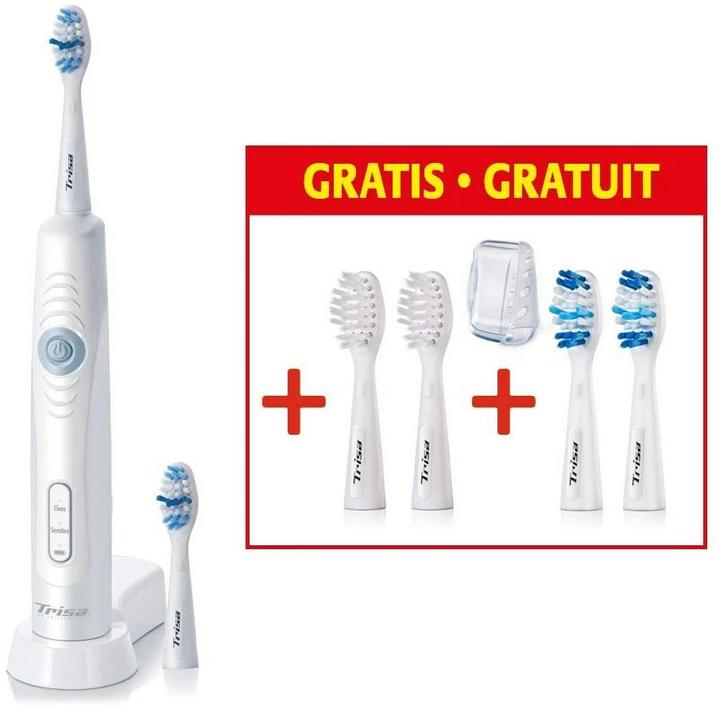Image du produit Trisa Sonic Performance Schallzahnbürste Promo mit 5 Refils (Brosse à dents sonique)