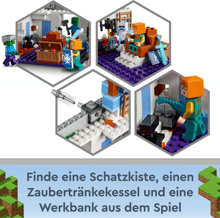 Actual product image LEGO The ice palace (21186, LEGO Minecraft)