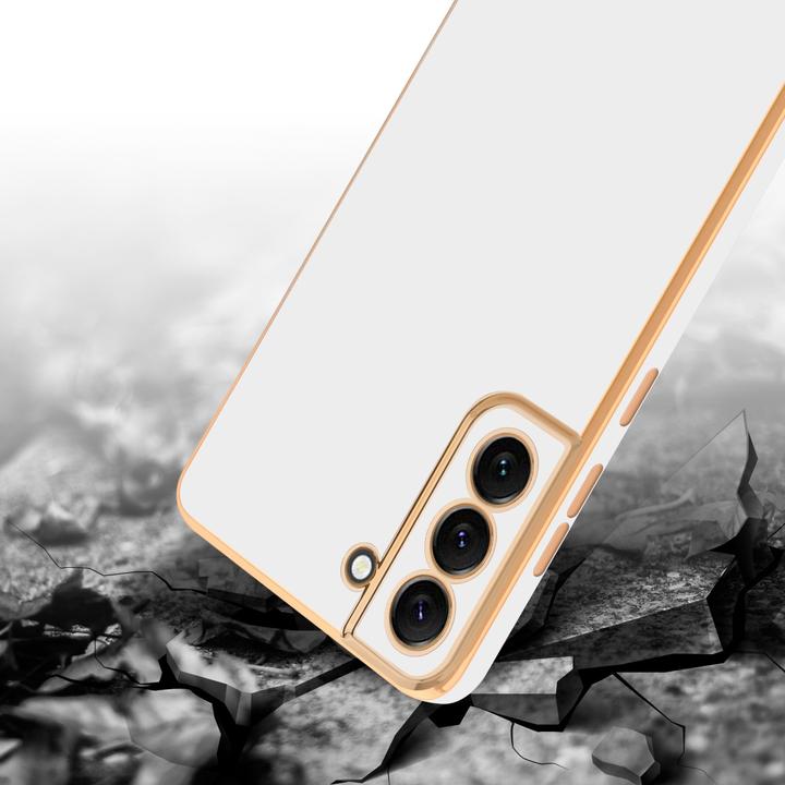 Produktbild Cadorabo Hülle für Samsung Galaxy S21 PLUS im TPU mit Kameraschutz LM130 Style (Samsung Galaxy S21+)