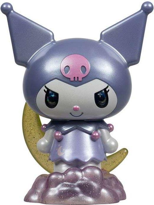 Actual product image Giochi Preziosi Hello Kitty Premier 4-Inch Figure – Kuromi Edition, Collectible Kuromi Figurine Detail for Display o