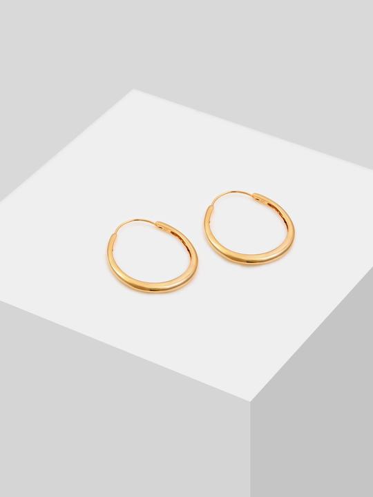 Image du produit Elli Basic Creolen Oval (Argent Sterling)