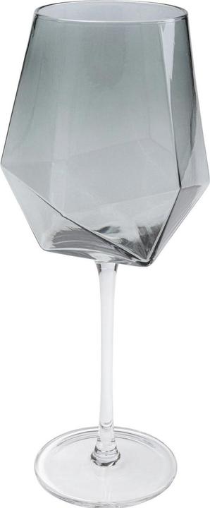 Kare Design Wine Glass Diamond Smoke (66 cl, 6 Glasses, Wine glasses set)