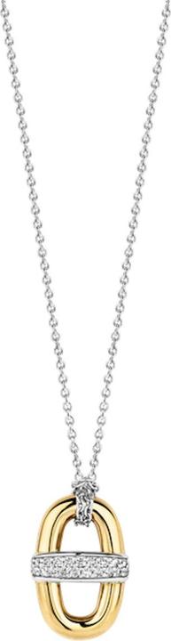 Image du produit Ti Sento Milano Chaîne avec pendentif et zirconium plaqué or 3913ZY/45 (Argent sterling 925, 48 cm)