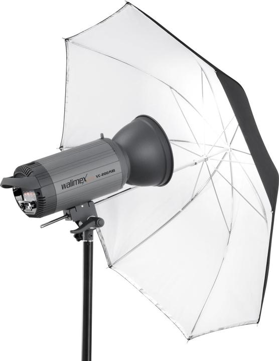 Image du produit Walimex 2in1 Reflex- Parapluie translucide blanc 109 (Réflecteur parapluie, 109 cm)
