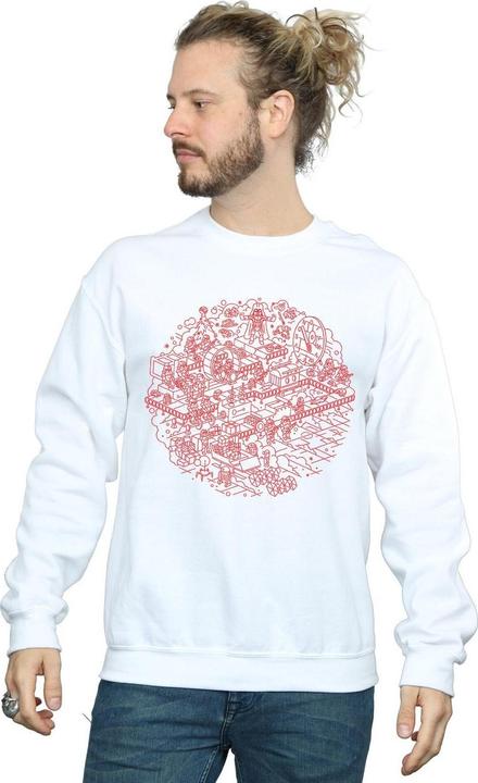 Produktbild Star Wars Christmas Death Star Sweatshirt (XXL)