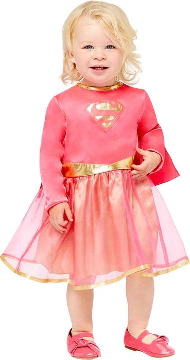 Produktbild Amscan Mini Pink Supergirl Kostüm für Babys und Kleinkinder (6, 7, 8, 9, 10, 11, 12)