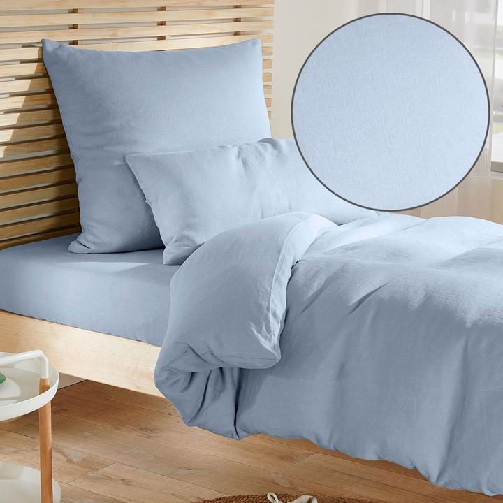 Produktbild Traumschlaf Uni-Leinen (Bettwäsche Set, 240 x 220 cm, 80 x 80 cm)