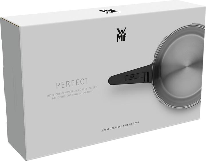 Image du produit WMF Cocotte minute 3l autocuiseur sans couvercle Perfect induction acier inoxydable (22 cm, Cuiseur à vapeur, Acier inoxydable)