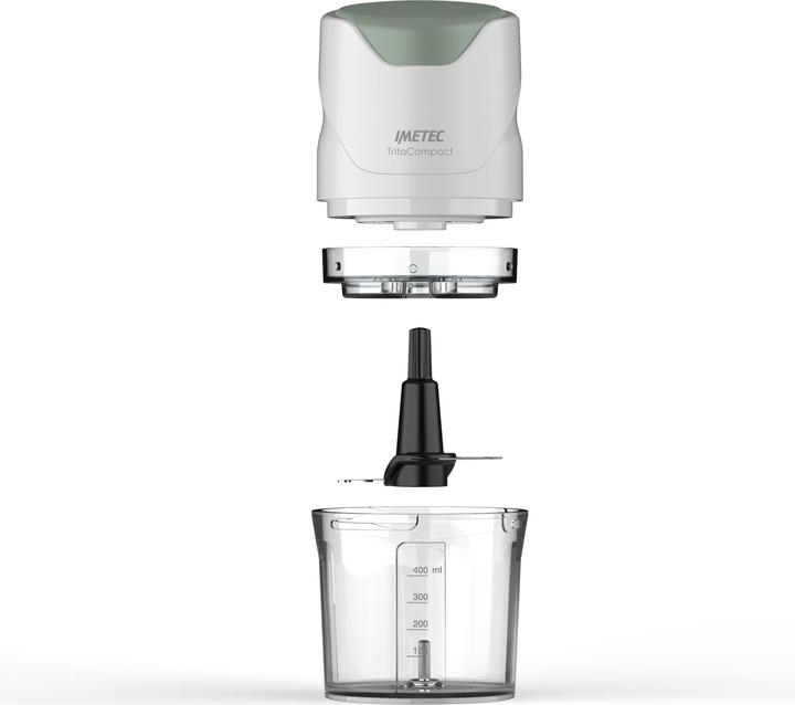 Actual product image Imetec TritaCompact electric vegetable chopper 0.4 L Green, White 350 W (350 W)
