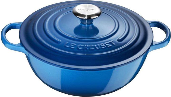 Le Creuset La Marmite Signature (26 cm, Bräter + Schmortopf, Gusseisen)
