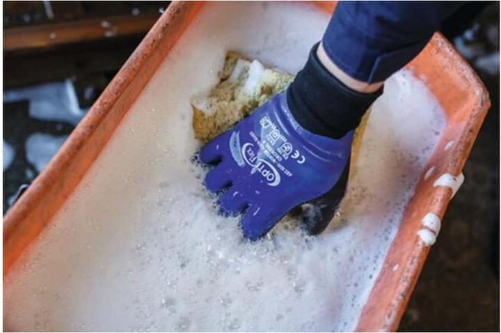 Produktbild Opti Flex Handschuhe Winter Aqua Guard Grösse 8 schwarz/blau EN 388, EN 511 PSA-Kategorie II (8)