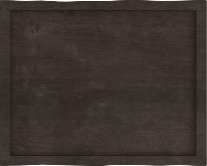 Actual product image VidaXL Tischplatte 80x60x6 cm Massivholz Eiche Behandelt (80 x 60 x 6 cm)