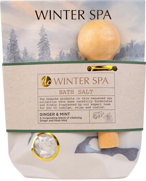 Accentra Badesalz WINTER SPA in Geschenkbeutel inkl. Löffel aus Holz (Badesalz)