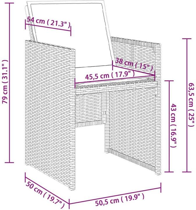 Produktbild VidaXL Oberriexingen (106 cm)