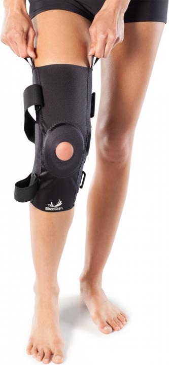 Actual product image BioSkin Knee Brace Hinged Knee Skin Open Patella (S)