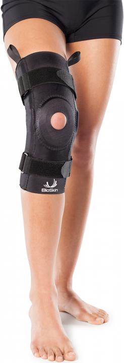 Actual product image BioSkin Knee Brace Hinged Knee Skin Open Patella (S)