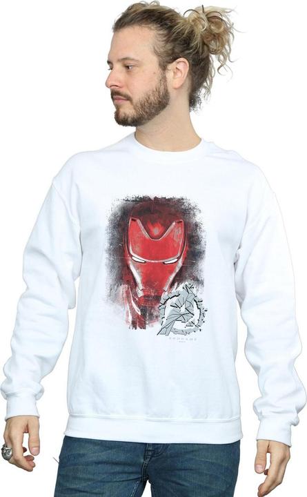Avengers Endgame Iron Man Sweatshirt aus gebürsteter Baumwolle