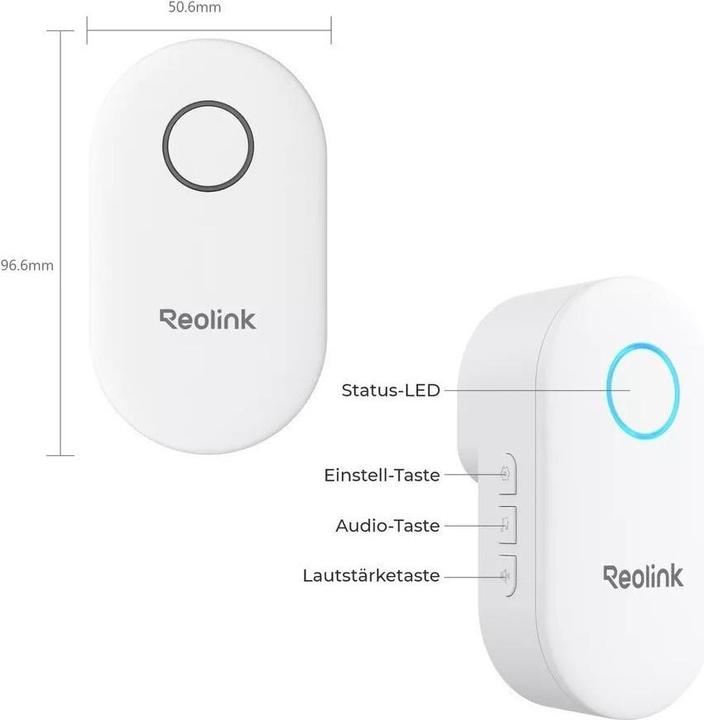 Actual product image Reolink zusätzliche Klingel, Gong - Chime, weiss passend zu Doorbell