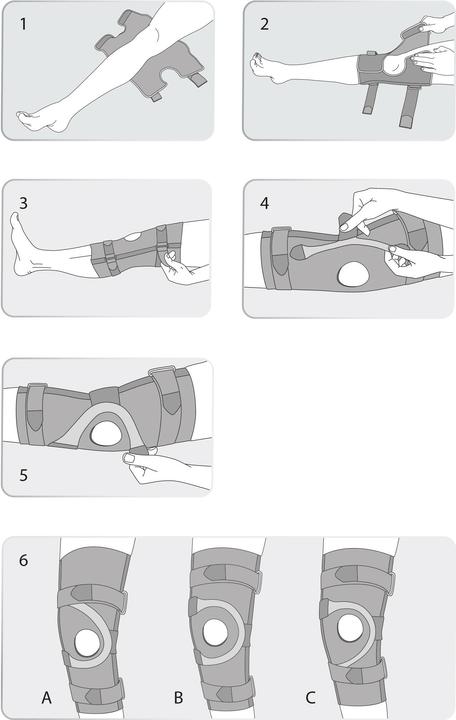 Actual product image BioSkin Q Brace knee brace (S)