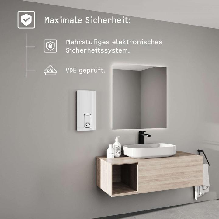Produktbild Stiebel Eltron DHB 27 ST Trend Elektronischer Durchlauferhitzer, gradgenaue Temperatur dank 3i Technologie