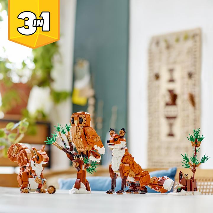 Immagine prodotto LEGO 31154 Animali della foresta: Volpe rossa (31154, LEGO Creator Expert)