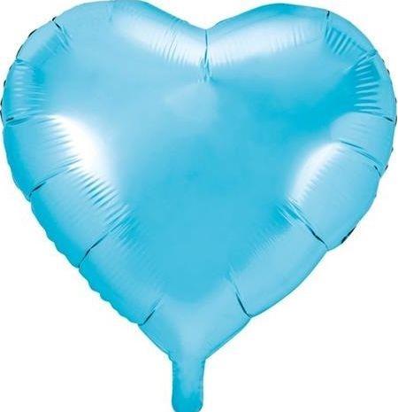Immagine prodotto Partydeco Palloncino cuore azzurro 45 cm (1 x)