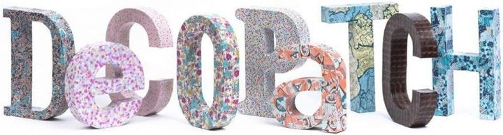 Actual product image Décopatch Cardboard letters W 30 cm