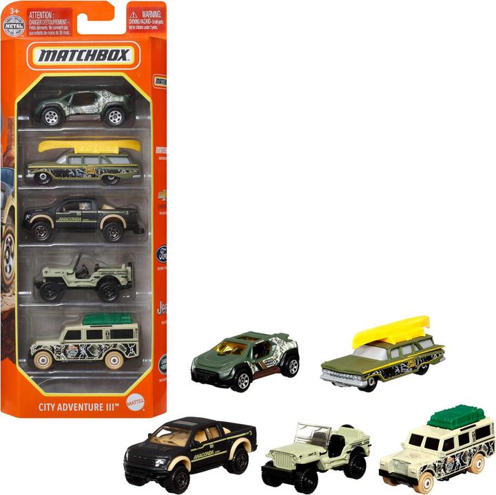 Produktbild Matchbox 5er-Geschenkset Sortiment