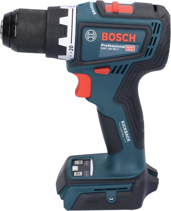 Actual product image Bosch Professional Bosch GSR 18V-90 C Professional Cordless Drill Driver 64 Nm 18V Brushless + 1x Battery 5.0 Ah + (Rechargeable battery operated)