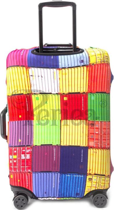 Actual product image isda Housse de valise Colourful Squares Medium (55-) (Protective sheath)