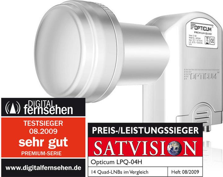 Produktbild Opticum LQP-04H (Quad LNB, 40mm)