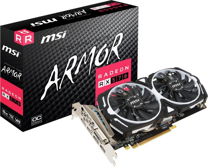 Image du produit MSI Radeon RX 570 ARMOR (8 Go)