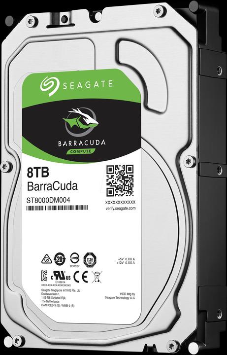 Productafbeelding Seagate BarraCuda (8 TB, 3.5", SMR)