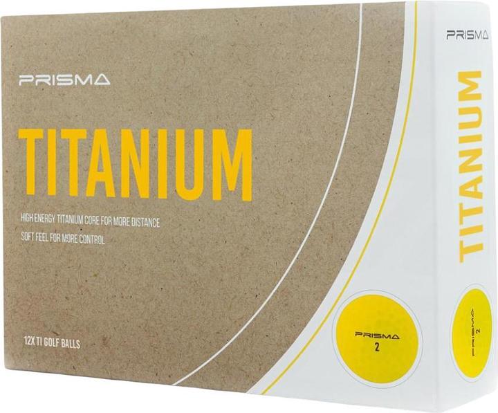 Actual product image Masters Golf balls Titanium Prisma 12pack