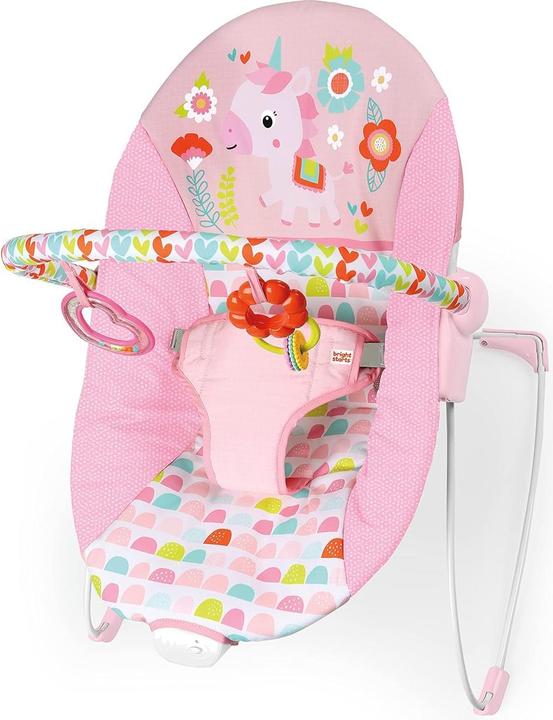 Image du produit Bright Starts Transat bébé avec vibrations apaisantes, licorne