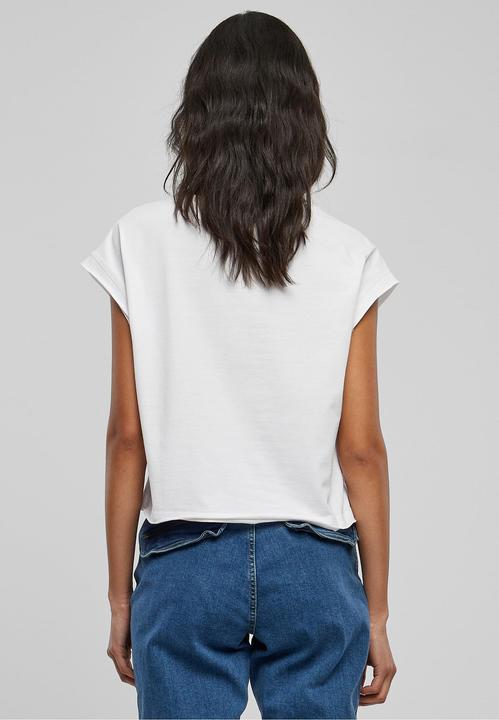 Actual product image Urban Classics Ladies Organic Open Edge Tee - 126809 (4XL)